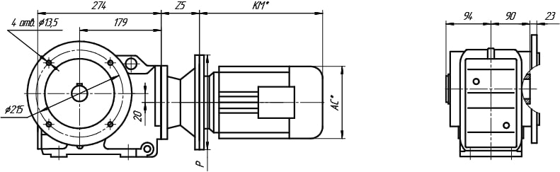 мотор-редуктор UD-KAF67.jpg